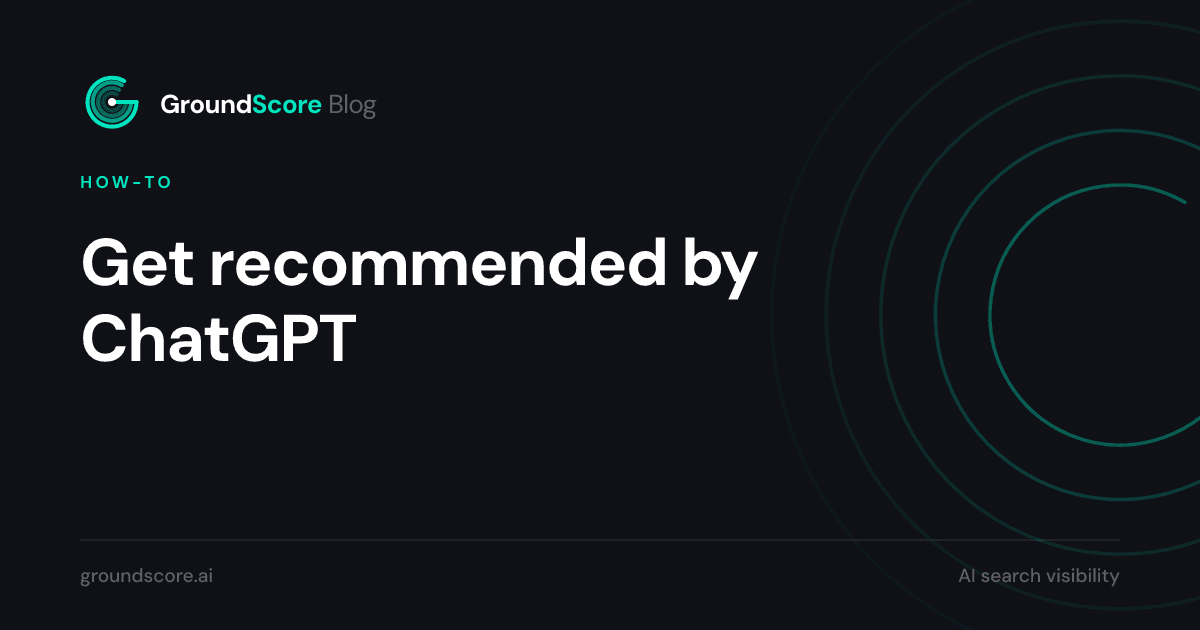 Six step path from unmeasured local business to a ChatGPT recommendation