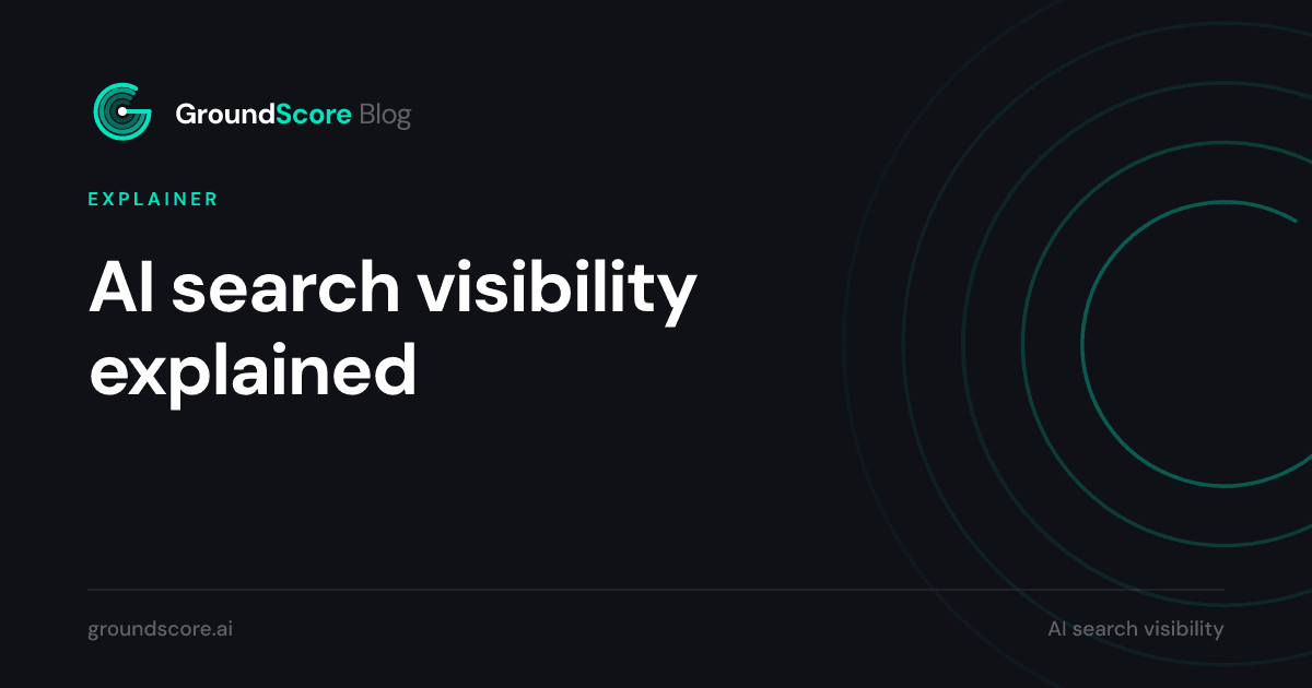 Diagram of search splitting into link results and AI generated answers